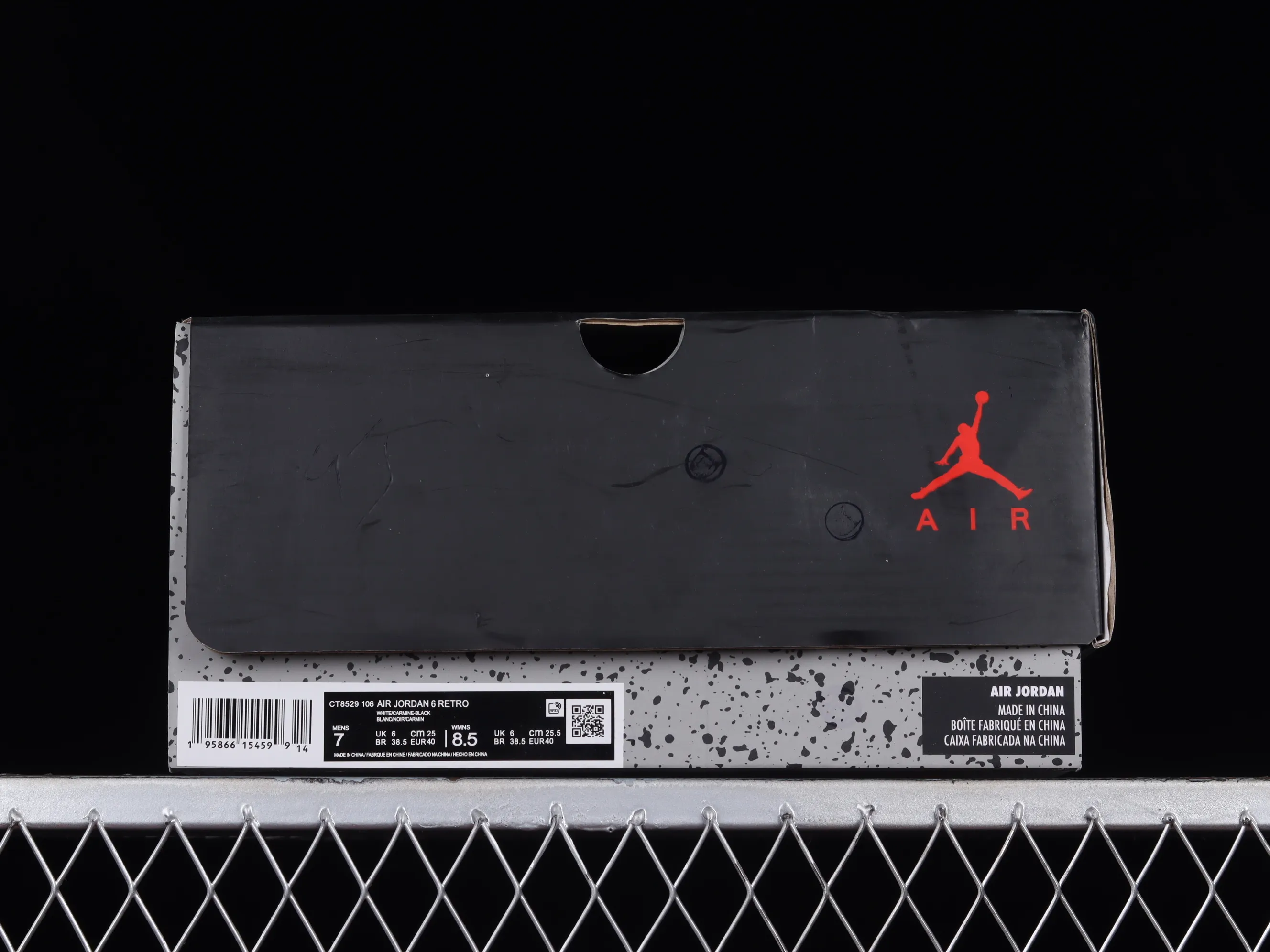 All Categories Air Jordan Jordan Series Basketball Shoes Air Jordan 6 Air Jordan 6 Retro "Carmine" AJ6 Joe 6 Rouge White Red Low-top Basketball Shoes CT8529-106